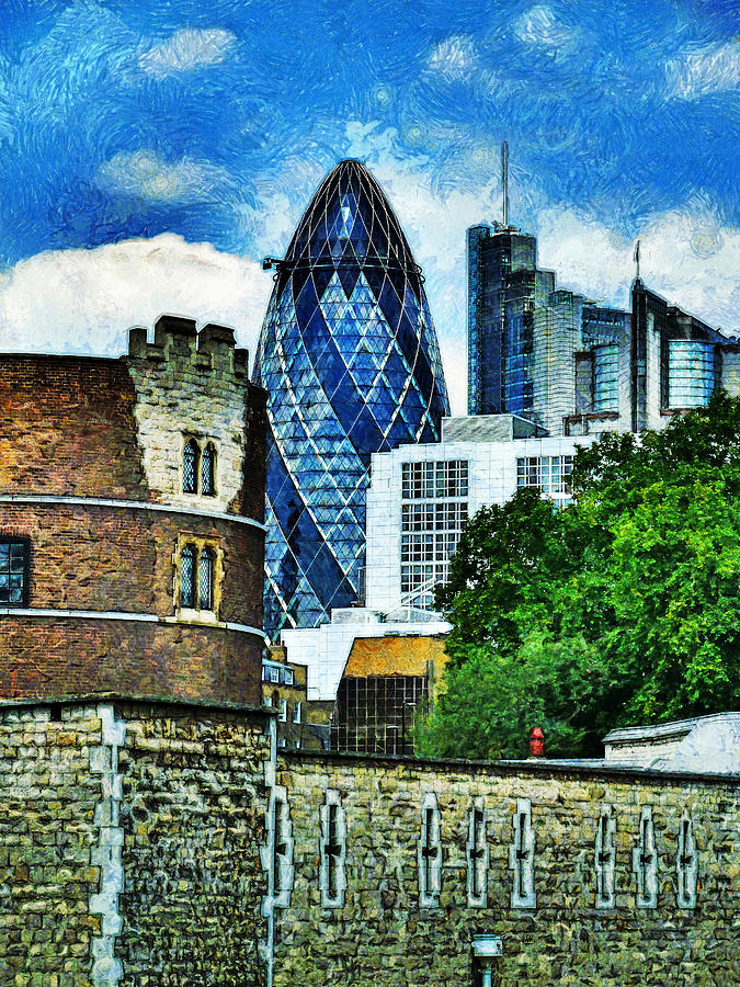The London Gherkin  Photograph by Steve Taylor