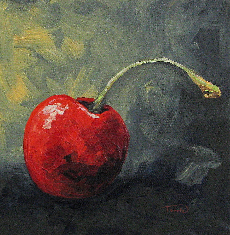 The Lone Cherry Painting by Torrie Smiley
