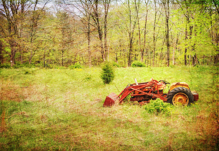 The Lone Tractor Photograph by Paul Ward