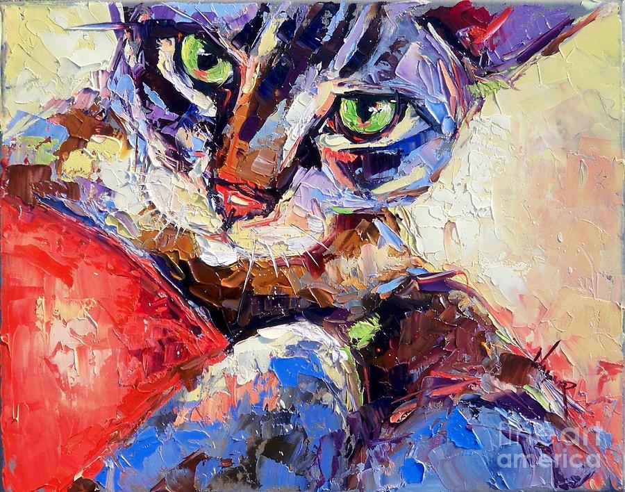 The Look Painting by Olga Wagner - Fine Art America