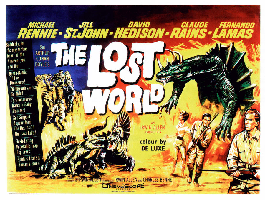 Image result for the lost world poster 1960