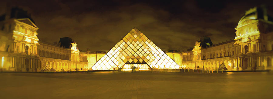 Louvre Photograph - The Louvre by Photography Art