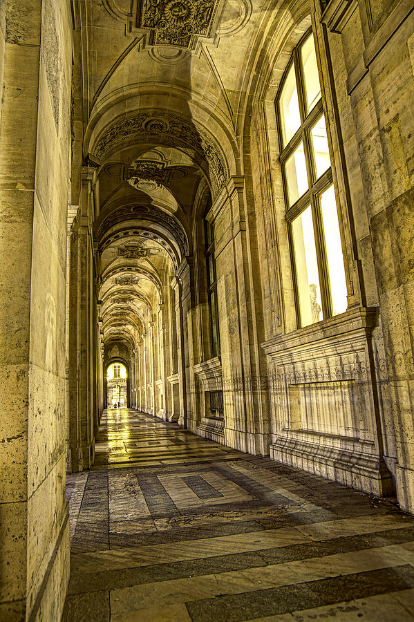 The Louvre Hall of Shadows Photograph by Mark Harrington