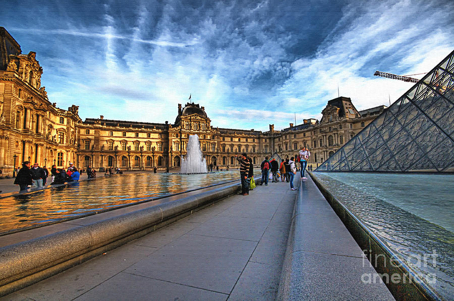 The Louvre Paris Photograph by Charuhas Images