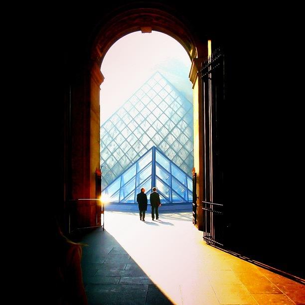 The Louvre, Paris Photograph by Richard Jackson