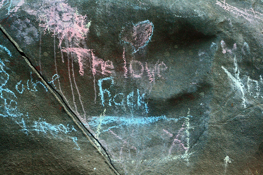 The Love Rock Photograph by Cyryn Fyrcyd