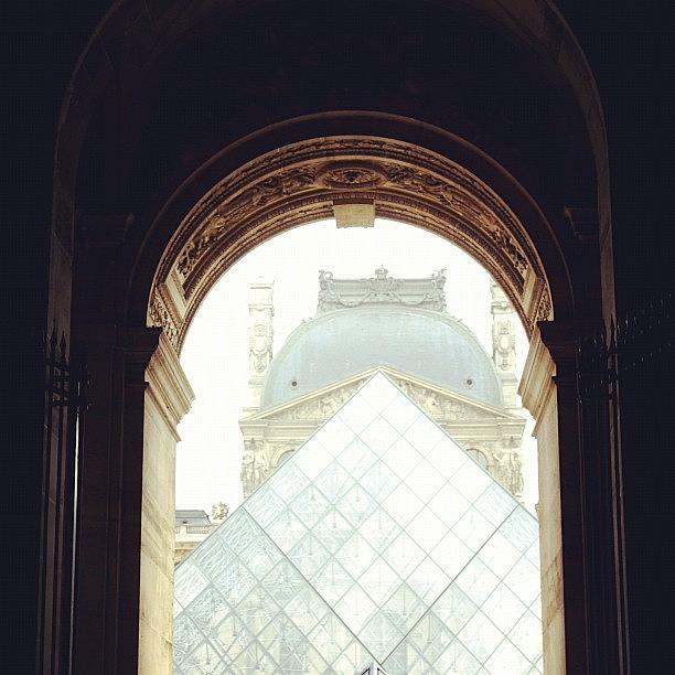 Paris Photograph - The Lovely #louvre. #paris #france by Jen Hernandez