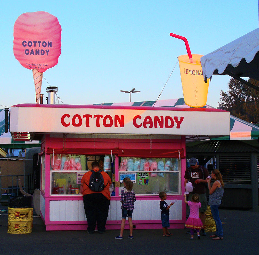 The Lure Of Cotton Candy Photograph by Kym Backland