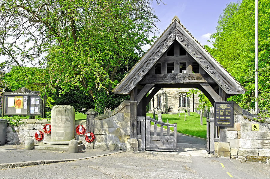 The Lych Gate - Repton Churchyard Photograph by Rod Johnson