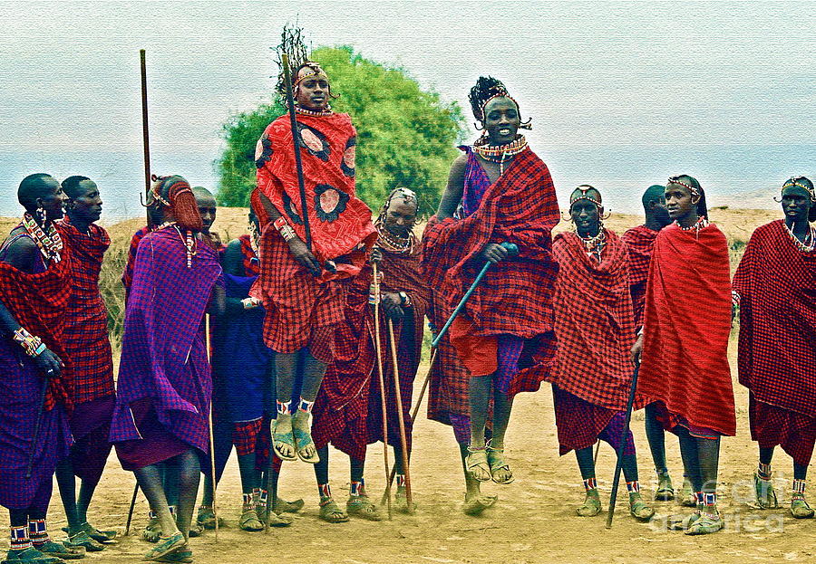 The Maasai Photograph by Gwyn Newcombe