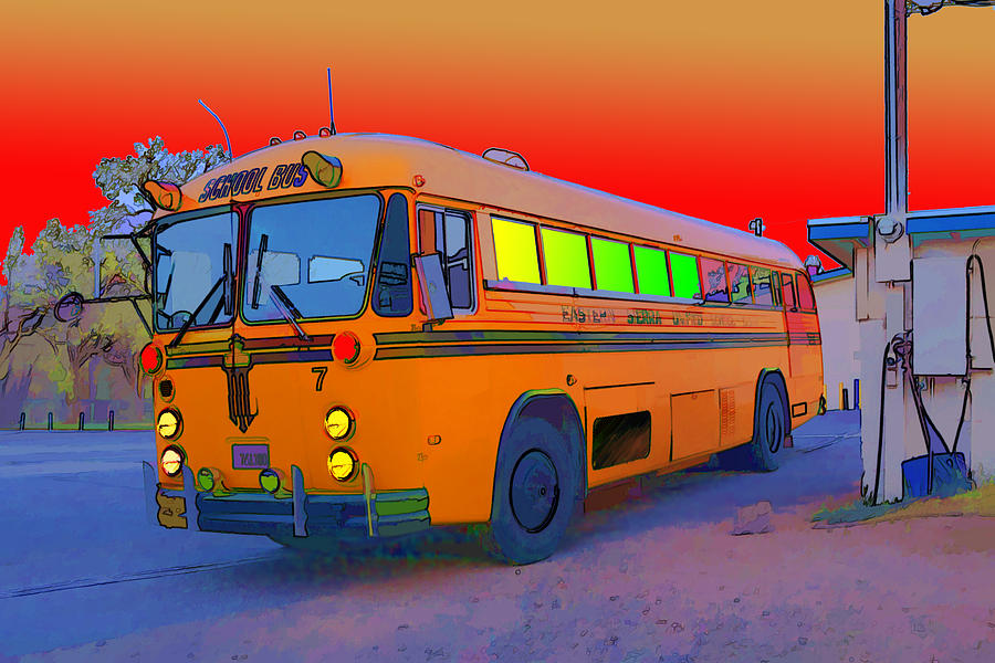 The Magic Bus Photograph by Gregory Scott