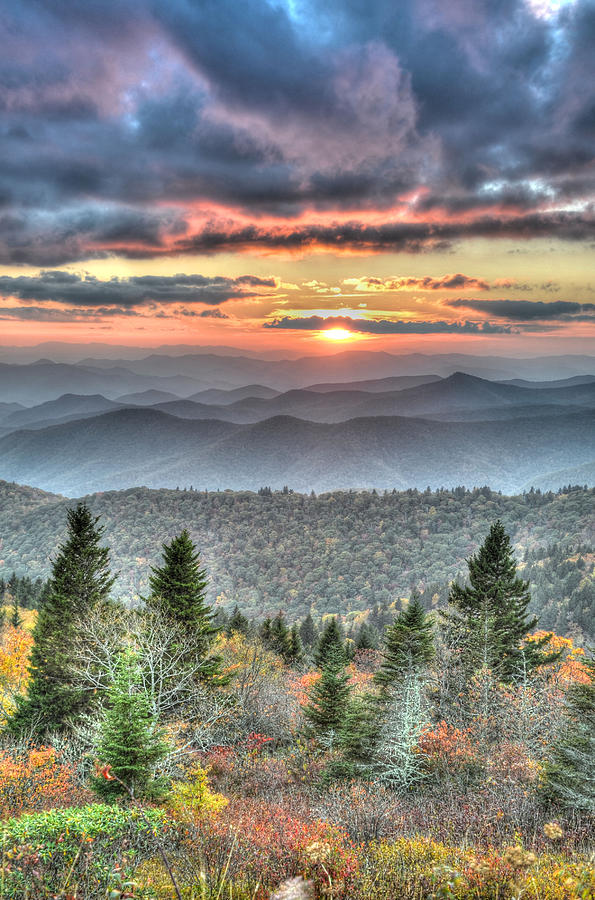 Blue Ridge Mountains Photograph - The Majestic Blue Ridge by Mary Anne Baker Blue Ridge Mountains Photograph - The Majestic Blue Ridge by Mary Anne Baker