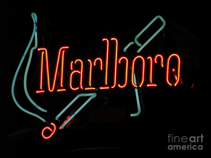 The Marlboro Sign Photograph by Chad and Stacey Hall