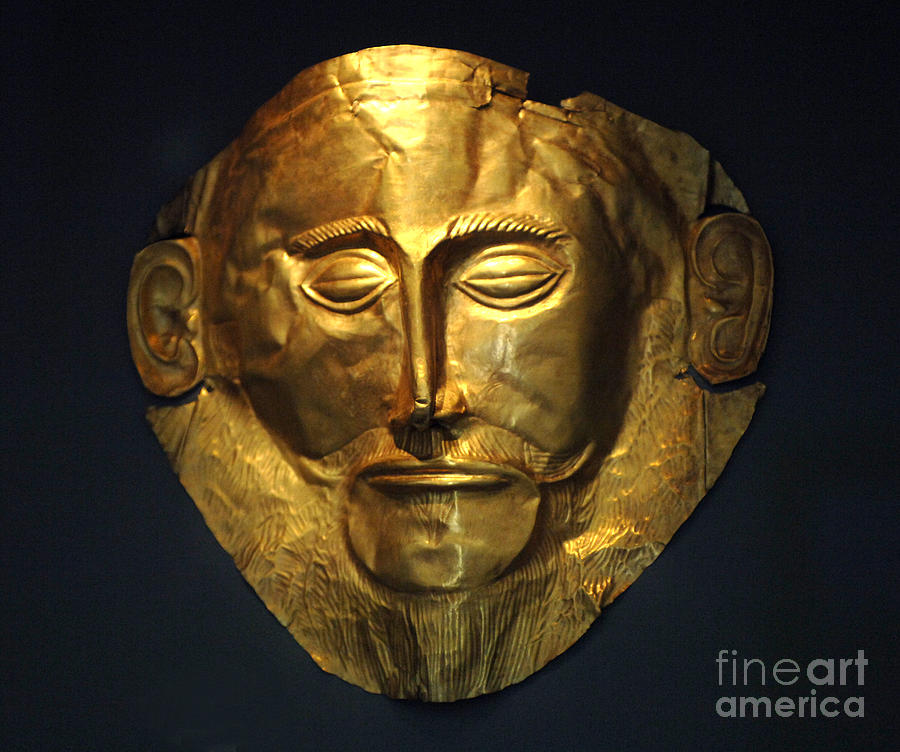 The Mask Of Agamemnon Photograph by Bob Christopher