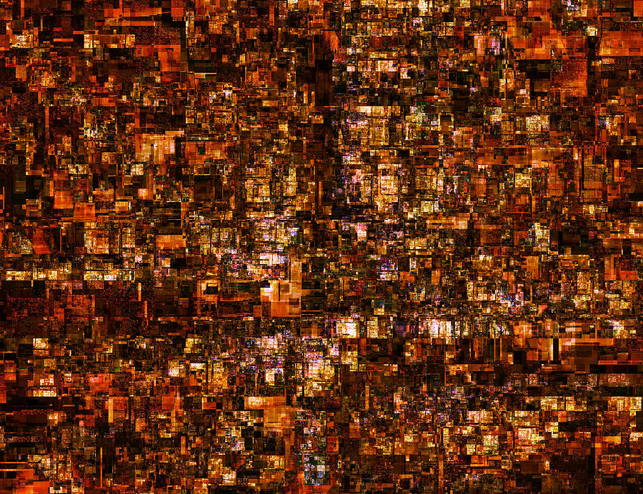 The Masses of Metropolis Digital Art by Richard Ortolano