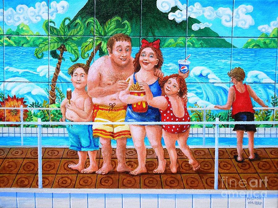 The McDonalds Family Painting by Igor Postash