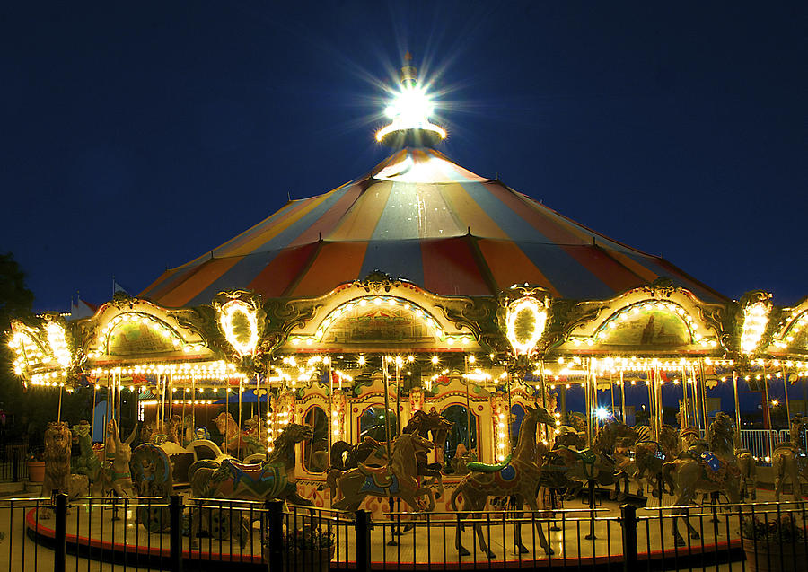 The Merry-Go-Round Photograph by Sheryl Thomas | Fine Art America