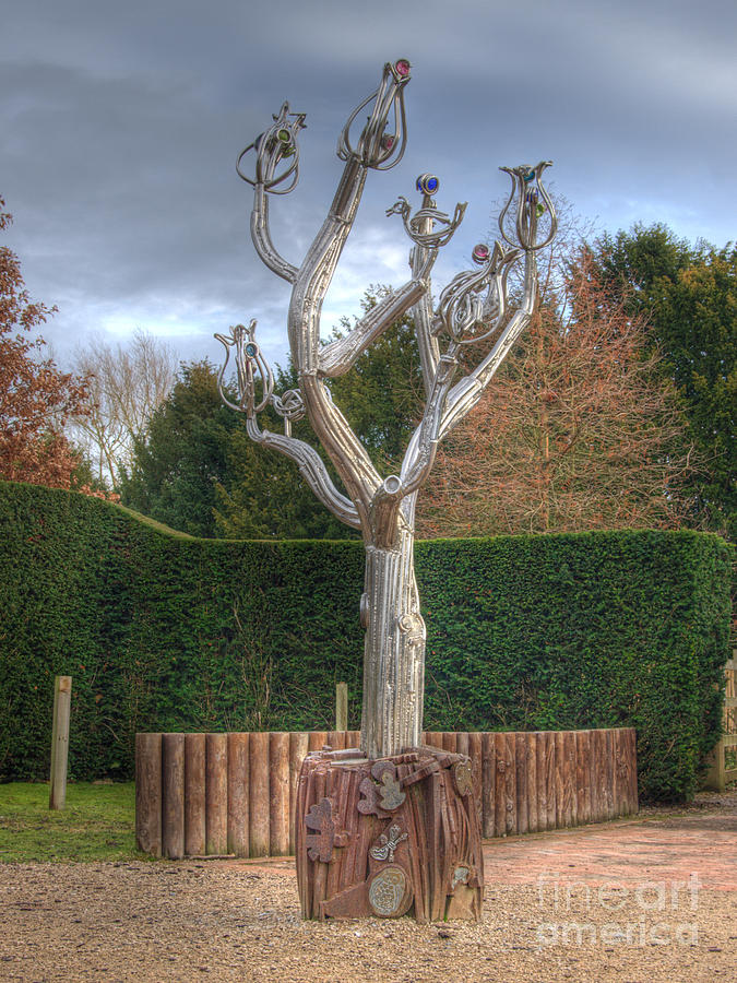 The metal tree Photograph by Steev Stamford - Pixels