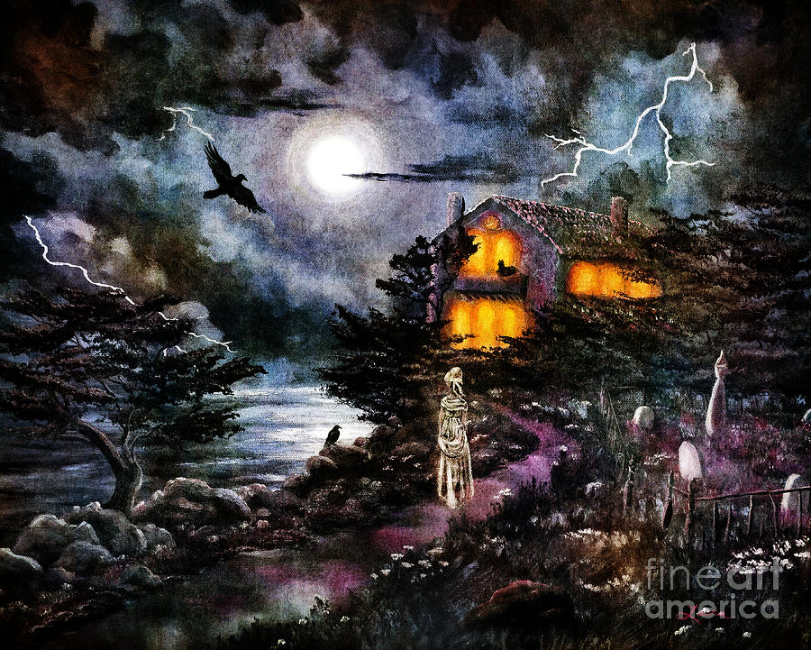 The Midnight Dreary Digital Art by Laura Iverson