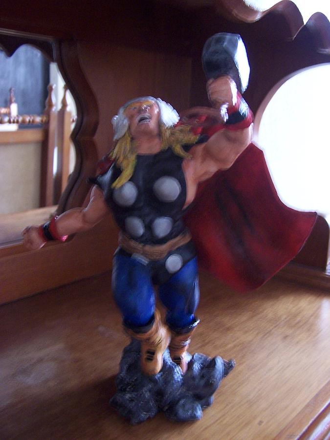 Donald Blake Sculpture - The Mighty Thor by Luis Carlos A