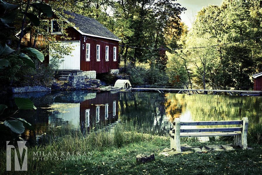 Bench Photograph - The Mill by Milan Kalkan Bench Photograph - The Mill by Milan Kalkan