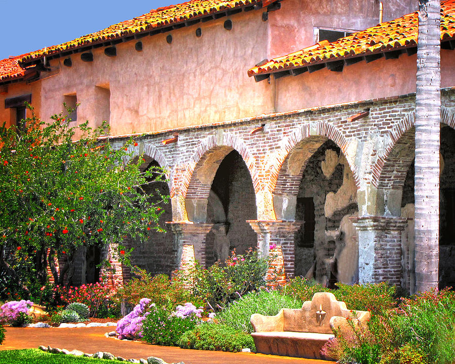 The Mission at San Juan Capistrano Photograph by Diane Wood - Fine Art ...