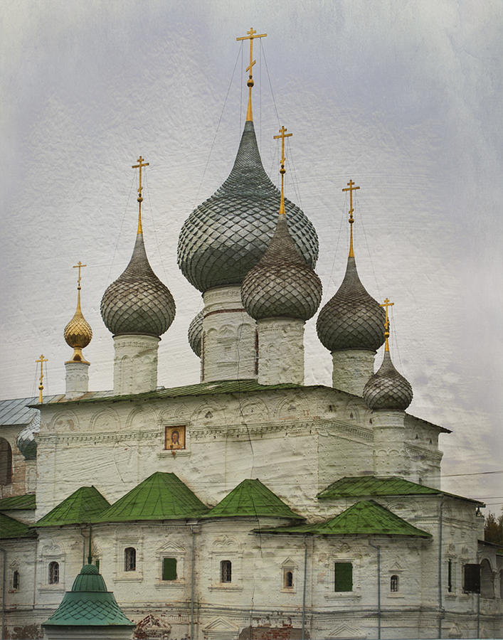 Architecture Photograph - The Monastery of the Resurrection. Uglich Russia by Juli Scalzi
