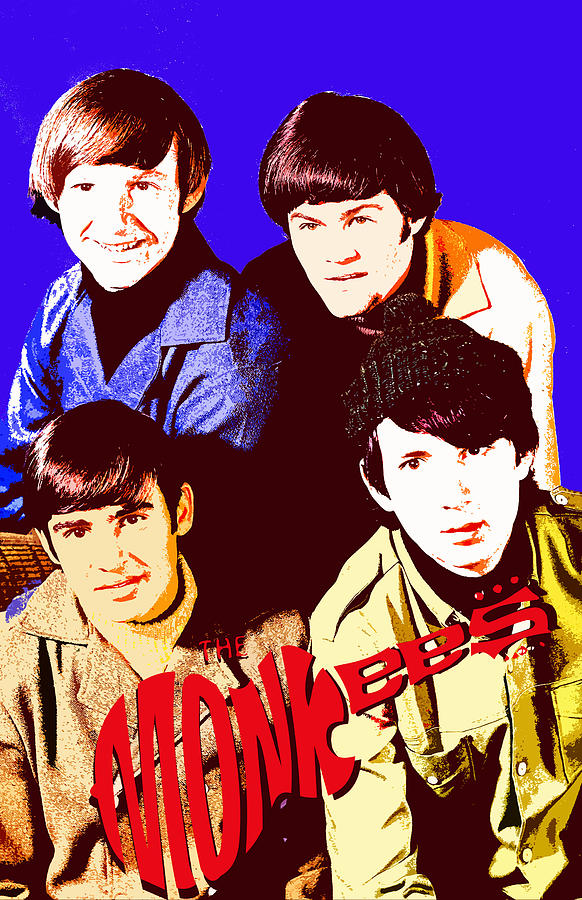 The Monkees Pop Art Poster Digital Art - The Monkees Pop Art Poster ...