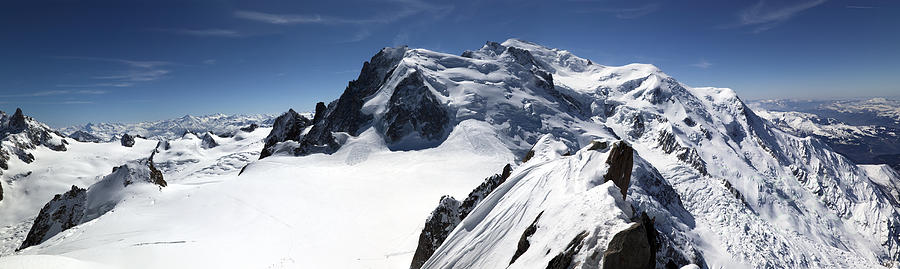 The Mont Blanc Massif Photograph by John Gaffen - Fine Art America