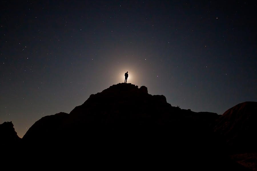 The Moon Man Photograph by Chris Allington