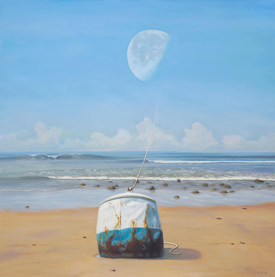 Surrealism Painting - The Mooring by Paul Bond