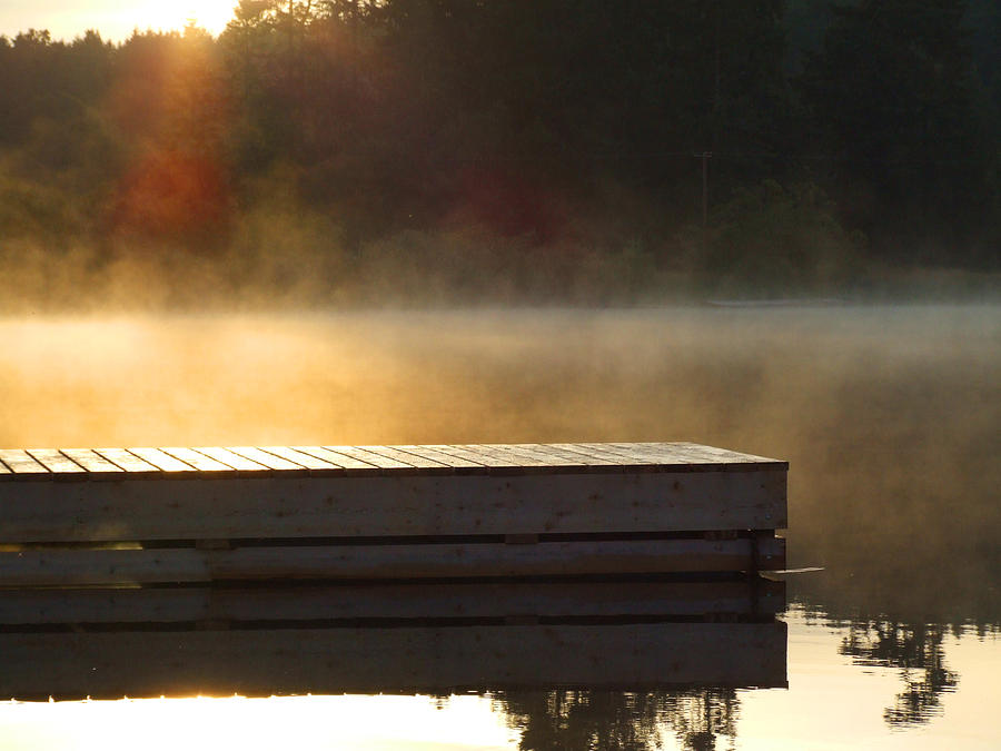 The Morning Dock Photograph by Mark Alan Perry