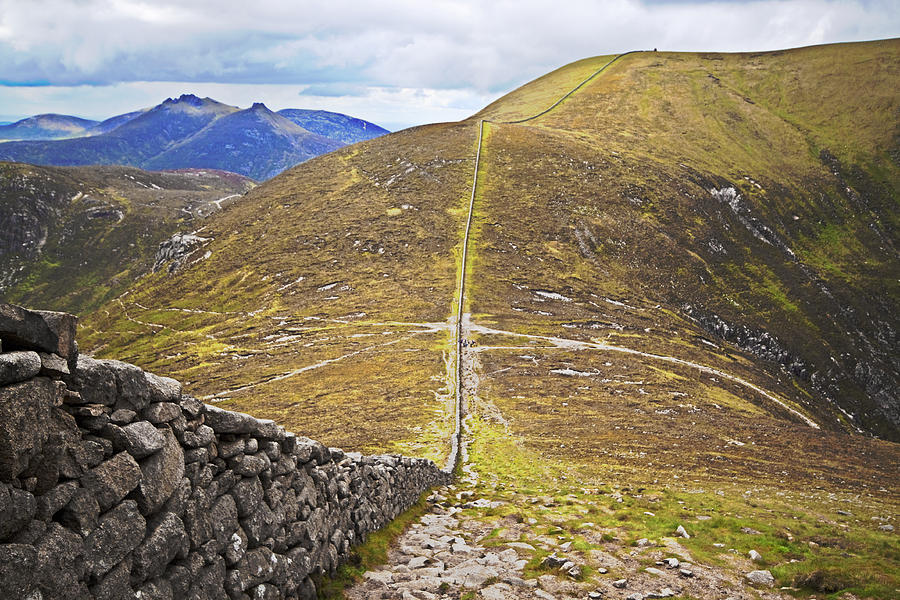 The Mourne Wall Photograph by Christopher Kulfan