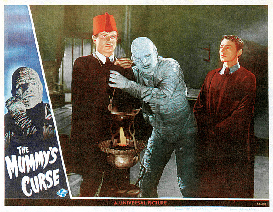 The Mummys Curse, From Left Peter Coe Photograph by Everett