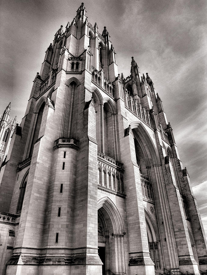 Architecture Photograph - The National Cathedral by Steven Ainsworth