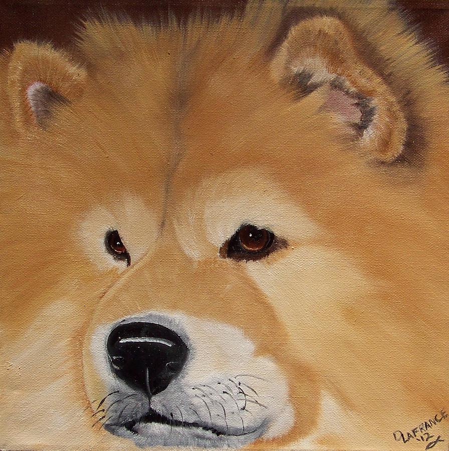 Nature Painting - The Noble Chow by Debbie LaFrance