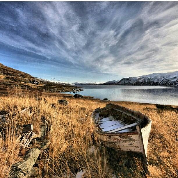 The Old Boat On The Mountain (repost) Photograph by Thomas Berger