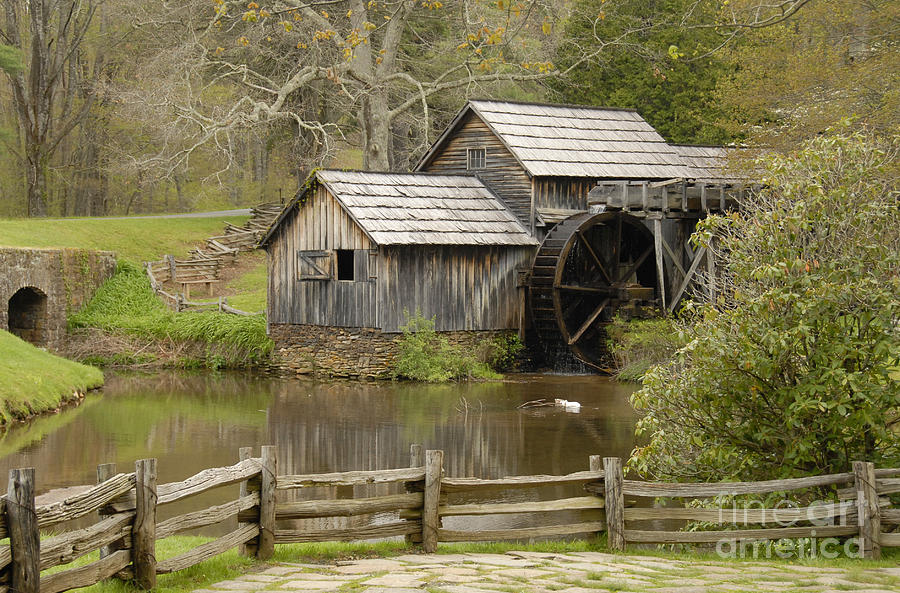 The Old Grist Mill Photograph by Cindy Manero
