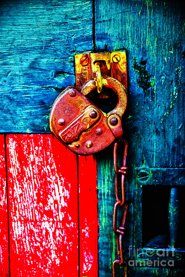 The Old Lock Photograph by Rick Bragan