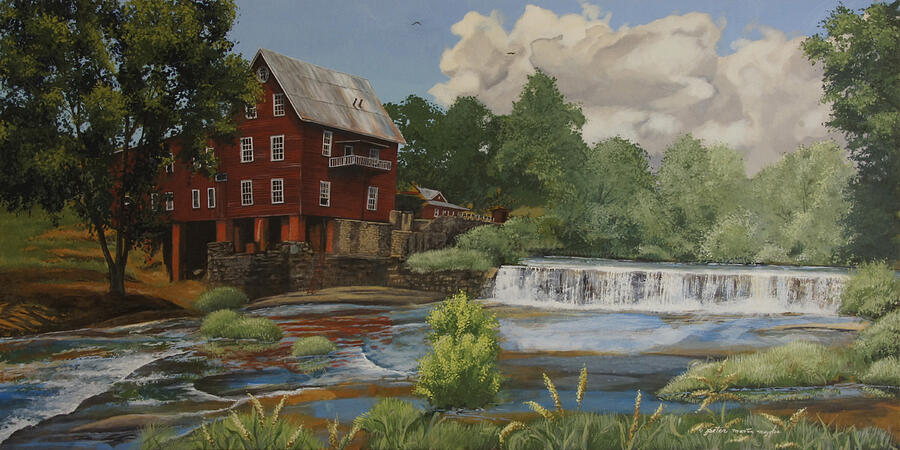 The Old Mill at Shoulderbone by Peter Muzyka The Old Mill at Shoulderbone by Peter Muzyka