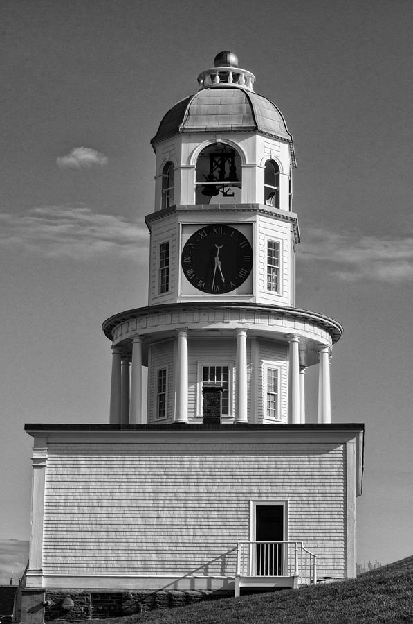 Old Photographs Photograph - The Old Town Clock In Halifax Nova Scotia by Sandra Adamson Old Photographs Photograph - The Old Town Clock In Halifax Nova Scotia by Sandra Adamson