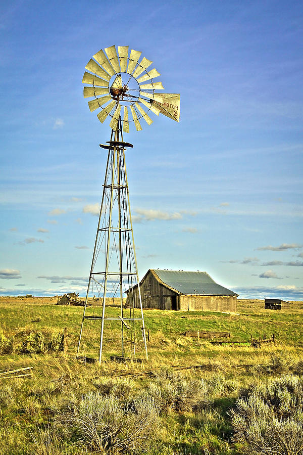 The Old Windmill Photograph by Steve McKinzie