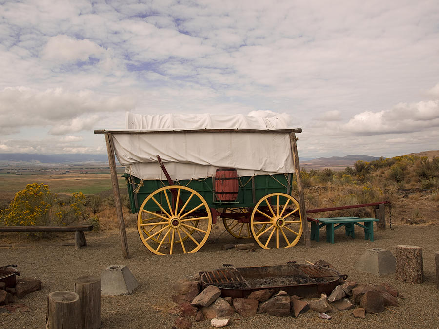 The Oregon Trail No 4 Photograph by Mary Capriole