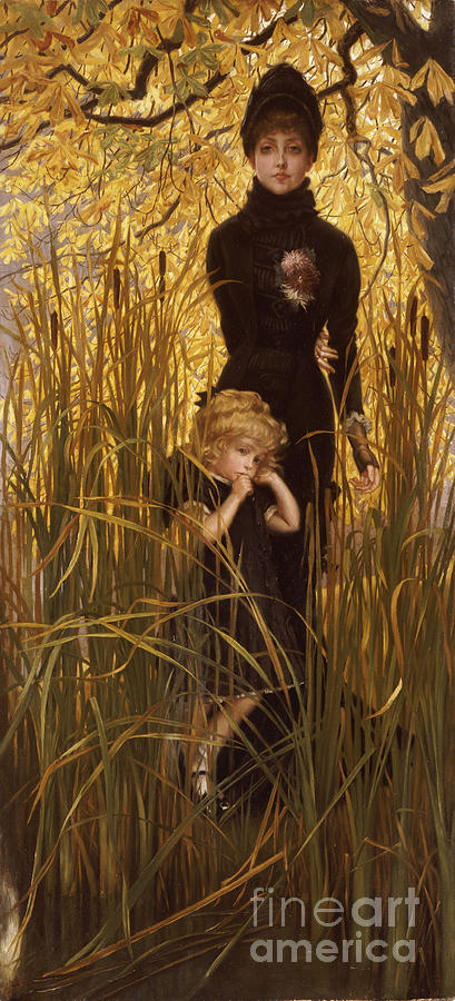 The Orphan Painting by James Jacques Joseph Tissot