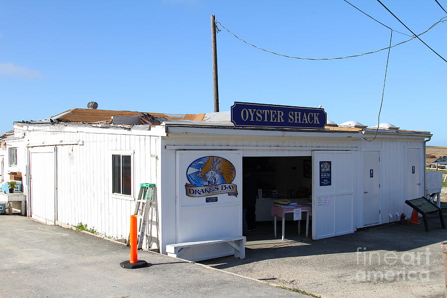The Oyster Shack at Drakes Bay Oyster Company in Point Reyes California