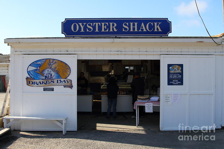 The Oyster Shack at Drakes Bay Oyster Company in Point Reyes California . 7D9835 Photograph by Wingsdomain Art and Photography