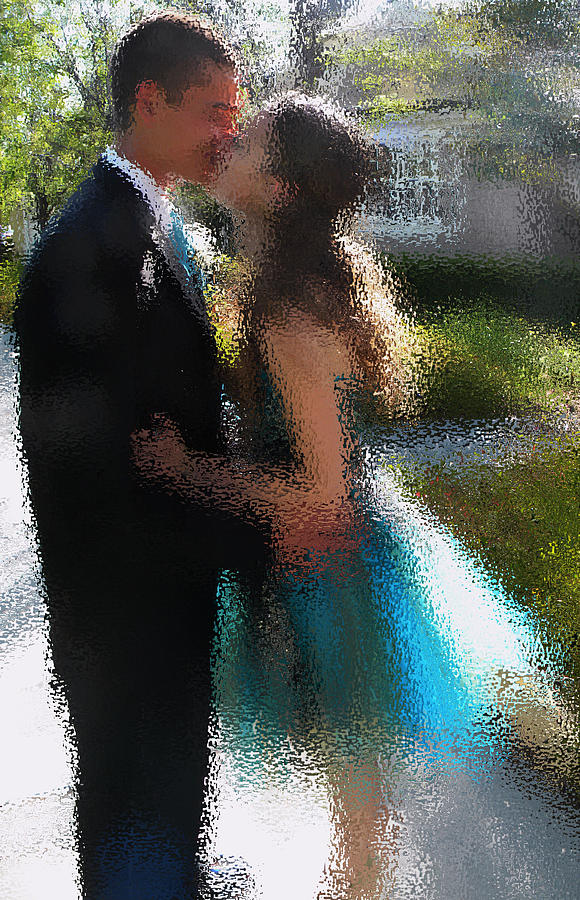 The Painted Kiss Photograph by Amanda Eberly