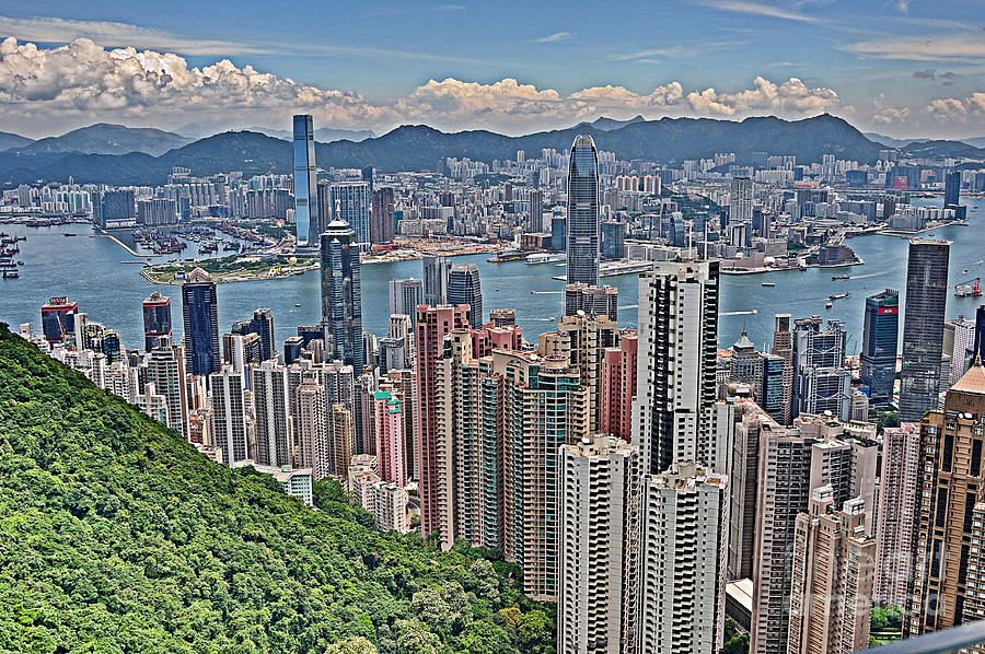 The Peak in Hong Kong Photograph by Joe Ng