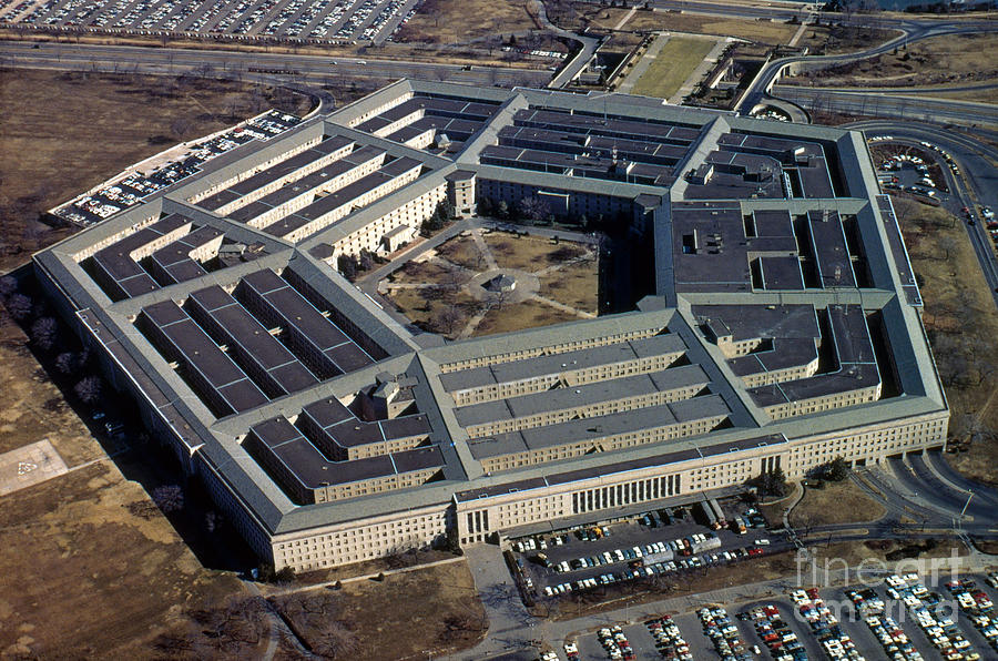 The Pentagon Photograph by Photo Researchers