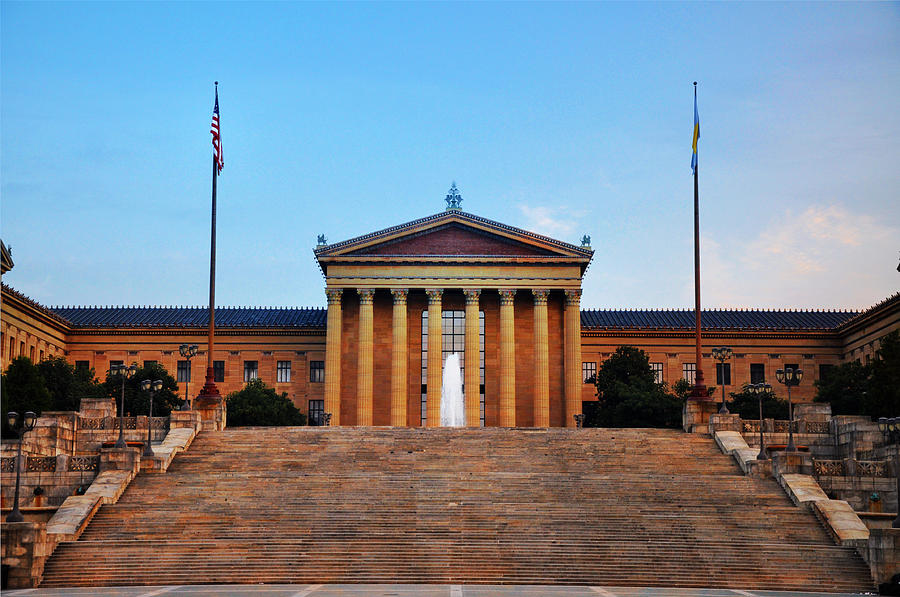 The Philadelphia Museum of Art Front View Photograph by Bill Cannon